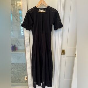 Love Shack Fancy Edie dress- black